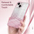 For iPhone 11 Pro Gradient Glitter Powder Electroplated Phone Case(Blue)