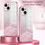 For iPhone 14 Pro Max Gradient Glitter Powder Electroplated Phone Case(Blue)