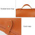 WESSLECO Chef Knife Storage Bag Portable Roll Knife Storage Bag(Brown)