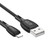 Borofone BX86 Advantage 2.4A USB to 8 Pin Silicone Charging Data Cable, Length:1m(Black)