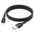 Borofone BX86 Advantage 2.4A USB to 8 Pin Silicone Charging Data Cable, Length:1m(Black)
