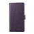 For Xiaomi 14 Pro PU Genuine Leather Texture Embossed Line Phone Case(Purple)