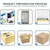 Original Housing Battery Back Cover + Side Button for Nokia 710(Blue)