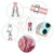 For OnePlus Nord CE3 Electroplating Marble Dual-side IMD Phone Case with Lanyard(Rose Red 014)