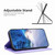 For OPPO A17 Four-leaf Embossed Leather Phone Case(Purple)