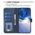 For OPPO Find X6 Four-leaf Embossed Leather Phone Case(Blue)