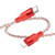 hoco X99 Crystal Junction PD 20W USB-C / Type-C to 8 Pin Silicone Charging Data Cable, Length:1m(Red)