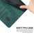 For OPPO A58 / A78 Skin Feel Stripe Pattern Leather Phone Case with Long Lanyard(Green)