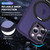 For iPhone 12 Pro MagSafe Holder Skin-feel PC Hybrid TPU Phone Case(Dark Purple)