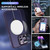 For iPhone 13 Pro MagSafe Holder Skin-feel PC Hybrid TPU Phone Case(Dark Purple)
