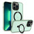 For iPhone 13 Pro Max MagSafe Holder Skin-feel PC Hybrid TPU Phone Case(Matcha Green)