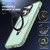 For iPhone 13 Pro Max MagSafe Holder Skin-feel PC Hybrid TPU Phone Case(Matcha Green)