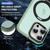 For iPhone 15 Pro MagSafe Holder Skin-feel PC Hybrid TPU Phone Case(Matcha Green)