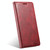 For iPhone 15 Pro Max Suteni J02 Oil Wax Wallet Leather Phone Case(Red)