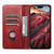 For iPhone 15 Pro Max Suteni J02 Oil Wax Wallet Leather Phone Case(Red)