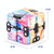 3 PCS Intellectual Decompression Unlimited Folding Magic Cubes(Pink)