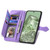 For Google Pixel 8a Embossed Flower Zipper Leather Phone Case(Purple) For Google Pixel 8a Embossed Flower Zipper Leather Phone Case(Purple)