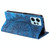 For Xiaomi Redmi Note 12 4G Global Totem Embossed Magnetic Leather Phone Case(Blue)