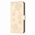 For Samsung Galaxy S24+ 5G Four-leaf Embossed Leather Phone Case(Gold)