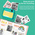 P1 16GB Children Instant Camera 1200W Front And Rear Dual-Lens Mini Print Photographic Digital Camera Toy(Pink Cat)