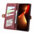 For Tecno Pova 5 4G Geometric Zipper Wallet Side Buckle Leather Phone Case(Red)