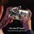 For Samsung Galaxy S24 Ultra 5G Privacy Full Cover Magnetic Metal Tempered Glass Phone Case(Black)