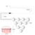 2 LEDs Mirror Front Light Dimmable Makeup Mirror USB Touch Control Light(White Light)