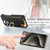 For iPhone 15 Pro Litchi Leather Oil Edge Ring Zipper Wallet Back Phone Case(Black)