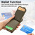 For iPhone 13 Pro Litchi Leather Oil Edge Ring Zipper Wallet Back Phone Case(Green)