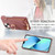 For iPhone 13 Pro Max Litchi Leather Oil Edge Ring Zipper Wallet Back Phone Case(Jujube Apricot)