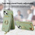 For iPhone 15 Litchi Leather Oil Edge Ring Zipper Wallet Back Phone Case(Tea Green)