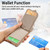 For iPhone 13 Pro Max Litchi Leather Oil Edge Ring Zipper Wallet Back Phone Case(Khaki)