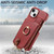 For iPhone 13 Pro Max Litchi Leather Oil Edge Ring Zipper Wallet Back Phone Case(Red)