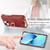 For iPhone 13 Pro Max Litchi Leather Oil Edge Ring Zipper Wallet Back Phone Case(Red)