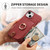 For iPhone 13 Pro Max Litchi Leather Oil Edge Ring Zipper Wallet Back Phone Case(Red)