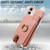 For iPhone 12 Litchi Leather Oil Edge Ring Zipper Wallet Back Phone Case(Pink)