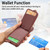 For iPhone 12 Pro Litchi Leather Oil Edge Ring Zipper Wallet Back Phone Case(Jujube Apricot)