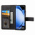 For Samsung Galaxy Z Fold5 5G Retro MagSafe Magnetic Zipper Wallet Leather Phone Case(Black)