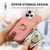 For iPhone 11 Pro Litchi Leather Oil Edge Ring Zipper Wallet Back Phone Case(Pink)
