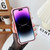 For iPhone 15 Pro Bear Shape Oil-sprayed TPU Phone Case(Dark Purple)