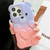 For iPhone 12 Pro Max Bear Shape Oil-sprayed Gradient TPU Phone Case(Purple Pink) For iPhone 12 Pro Max Bear Shape Oil-sprayed Gradient TPU Phone Case(Purple Pink)