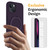 For iPhone 14 MagSafe Magnetic Liquid Silicone Phone Case with Ring Holder(Purple)