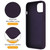 For iPhone 14 MagSafe Magnetic Liquid Silicone Phone Case with Ring Holder(Purple)