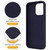 For iPhone 15 Pro Max MagSafe Magnetic Liquid Silicone Phone Case with Ring Holder(Midnight Blue)