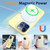 For iPhone 14 Pro Max MagSafe Magnetic Liquid Silicone Phone Case with Ring Holder(Yellow)