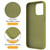 For iPhone 15 Pro Max MagSafe Magnetic Liquid Silicone Phone Case with Ring Holder(Willow Green)