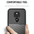 For Motorola Moto E7 Plus Thunderbolt Shockproof TPU Protective Soft Case(Black)