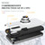 For iPhone 13 mini Magnetic Ring Kickstand Shockproof Phone Case (Silver)