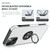 For iPhone 13 mini Magnetic Ring Kickstand Shockproof Phone Case (Silver)
