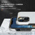 For iPhone 13 mini Magnetic Ring Kickstand Shockproof Phone Case (Silver)